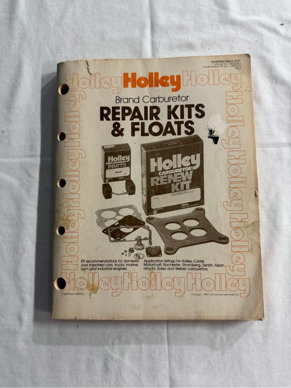 Vintage Holley Carburetor manual